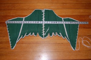 32 inches, but they don't fit.