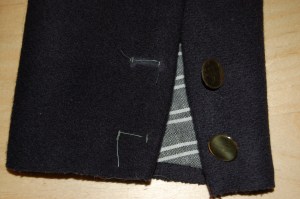 Buttons, with button holes to come