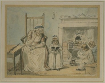 The Dame School, Isaac Cruikshank. V&A 144-1890