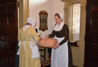 Esther takes Mr Herreshoff's case to his room