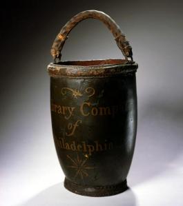 Fire bucket (American), late 18th-early 19th centuryLibrary Company of Philadelphia. Photo by Peter Harholdt.