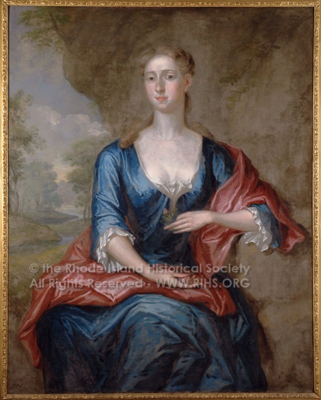 Mrs Samuel Browne by Smibert, RIHS 1891.2.2