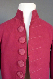 Man's wool  coat, 1770s. Meg Andrews.