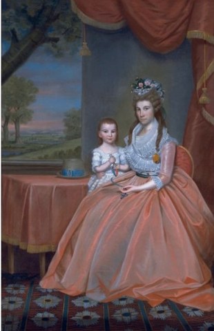 Mrs. Elijah Boardman and her Son, William Whiting Boardman. The Huntington Library, 83.8.15