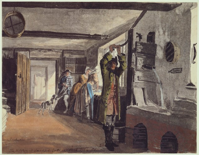 Paul Sandy. The Kitchen at Sandpit Gate, 1754. RCIN 914331