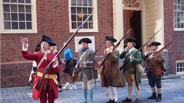 Demonstration at the Old State House 