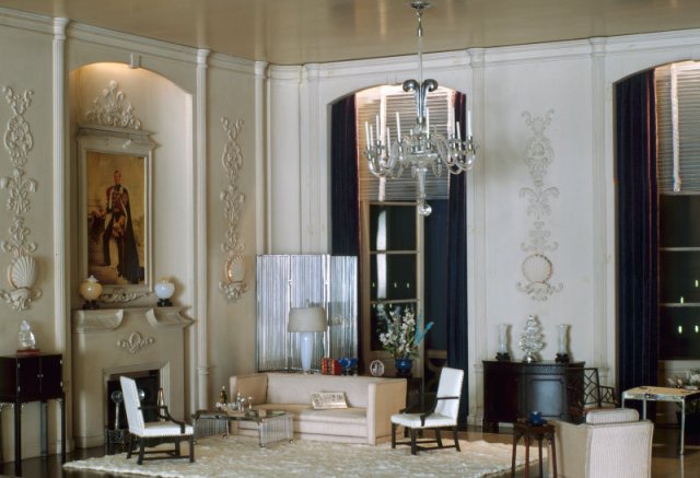 Mrs. James Ward Thorne American, 1882-1966 E-15: English Drawing Room of the Modern Period, 1930s, c. 1937. Art Institute of Chicago.