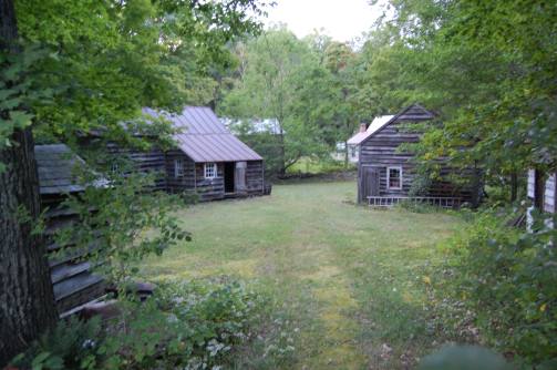 The back of the Benjamin Culver house, or, our dining room for dinner.