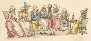 Detail, Picturesque studies and scenes of everyday life watercolor by Thomas Rowlandson, 1790. Royal Collection Trust. RCIN 810396