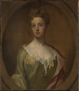 Lady Mary Berkely, wife of Thomas Chambers. oil on canvas by Sir Godfrey Kneller, ca. 1700. Metropolitan Museum of Art, 96.30.6