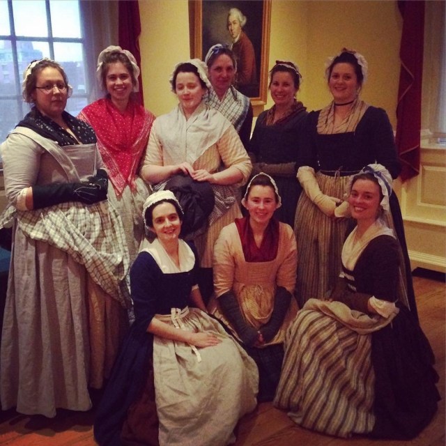 The Women of the 2017 Boston Massacre commemoration. Photo by Drunk Tailor at the behest of Our Girl History