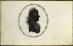 Carl H. Pforzheimer Collection of Shelley and His Circle, The New York Public Library. (1795 - 1834). Portrait silhouette. 