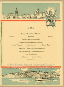Menu, International Association of Fire Engineers, 1916. RIHS Graphics Collection G1173