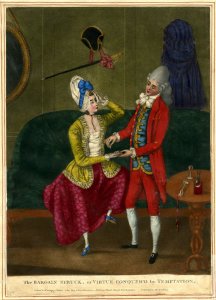 The Bargain Struck, or Virtue conquer'd by Temptation. Mezzotint, 1773. British Museum 1935,0522.1.130